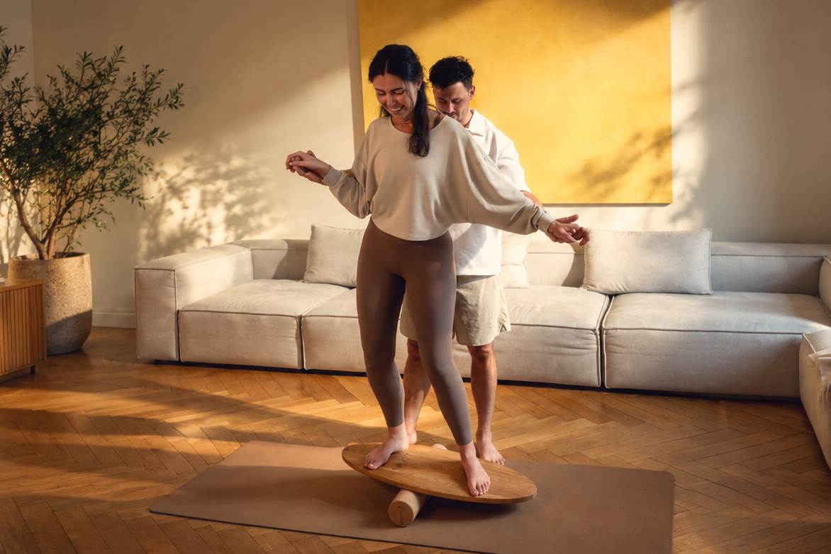 Balance Board Workout für zuhause. Das Training, auf das du dich freust.