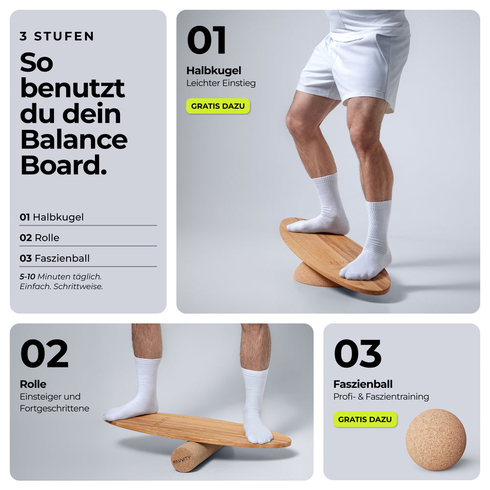 Balance Board Komplett-Set