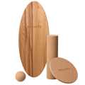 FAVVITY Balance Board aus Eichenholz