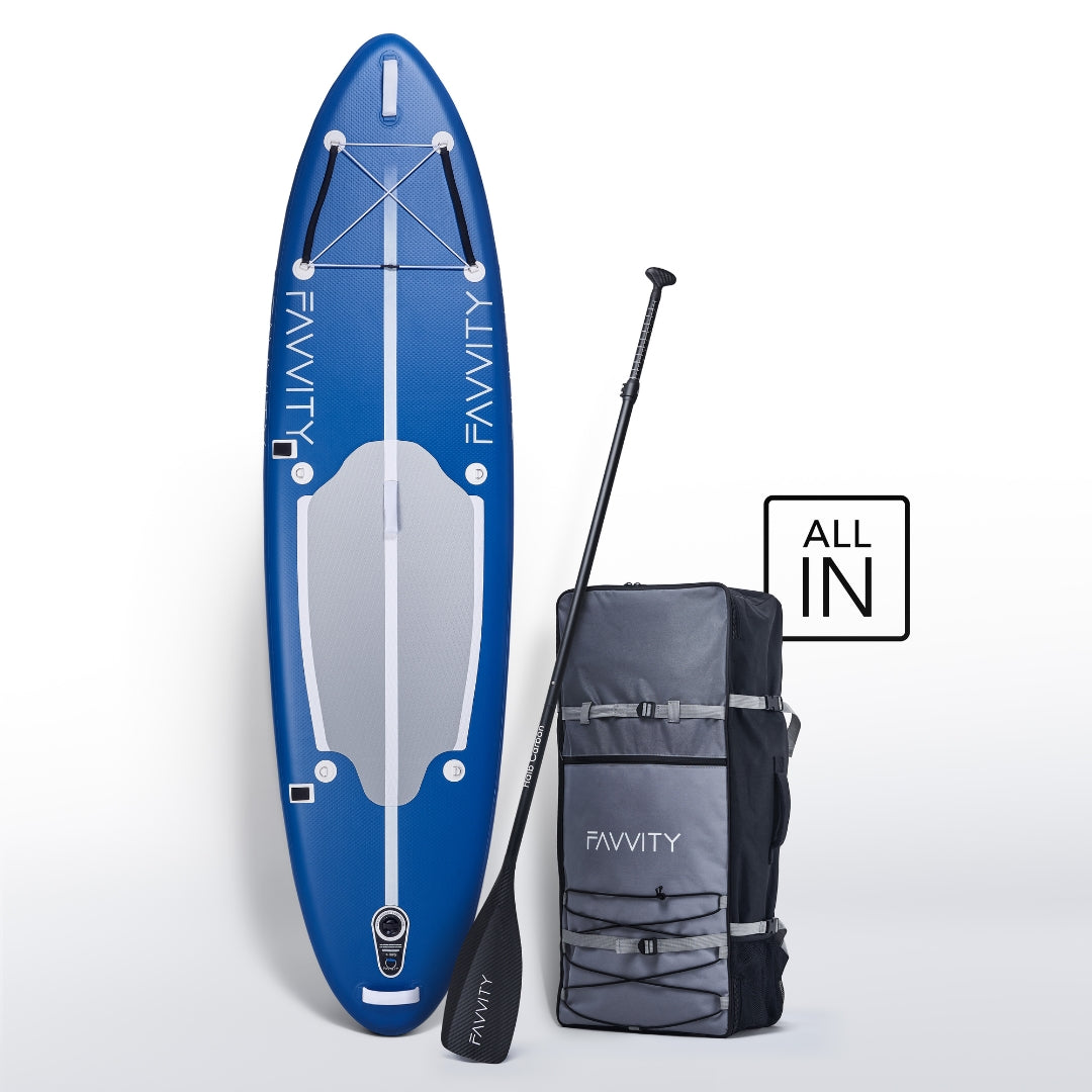 SUP Board Allrounder Comfort - Marineblau - Stand Up Paddling Board