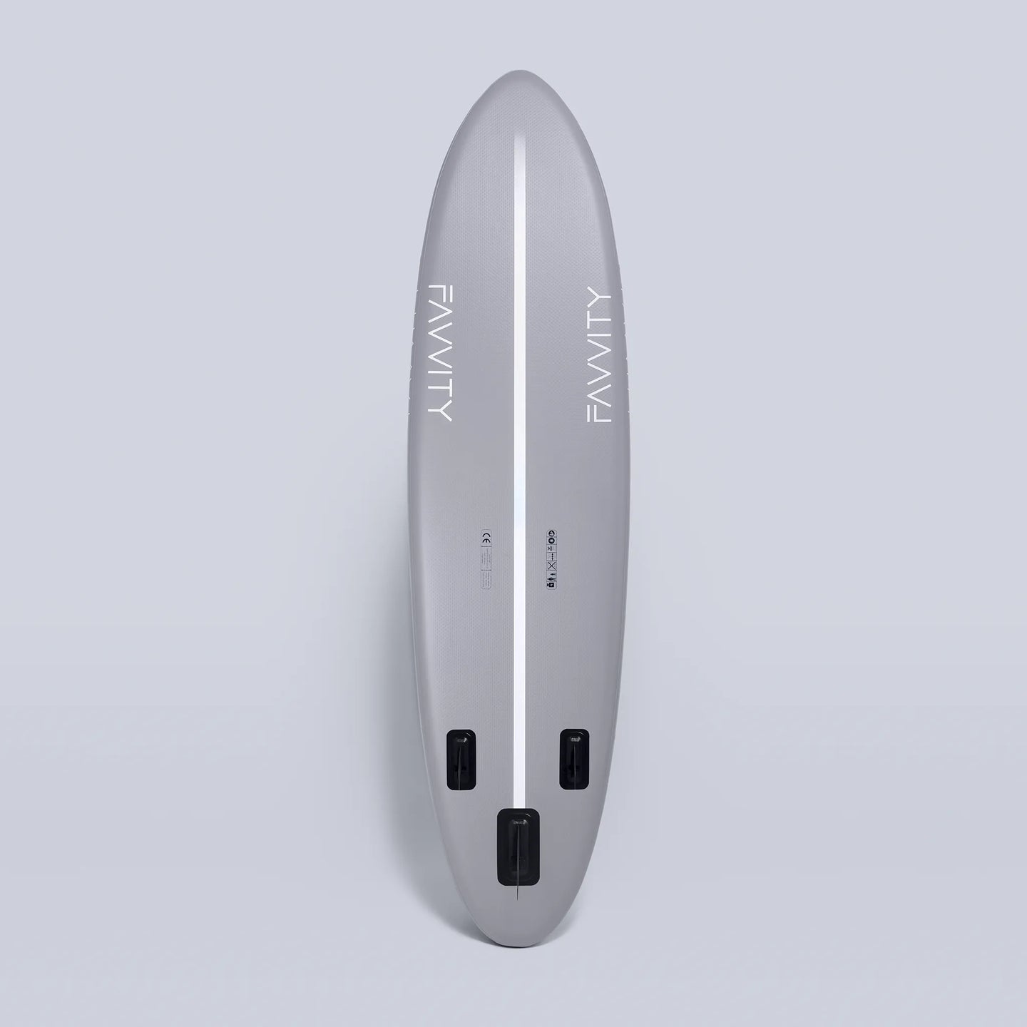 SUP Board Set Silbergrau