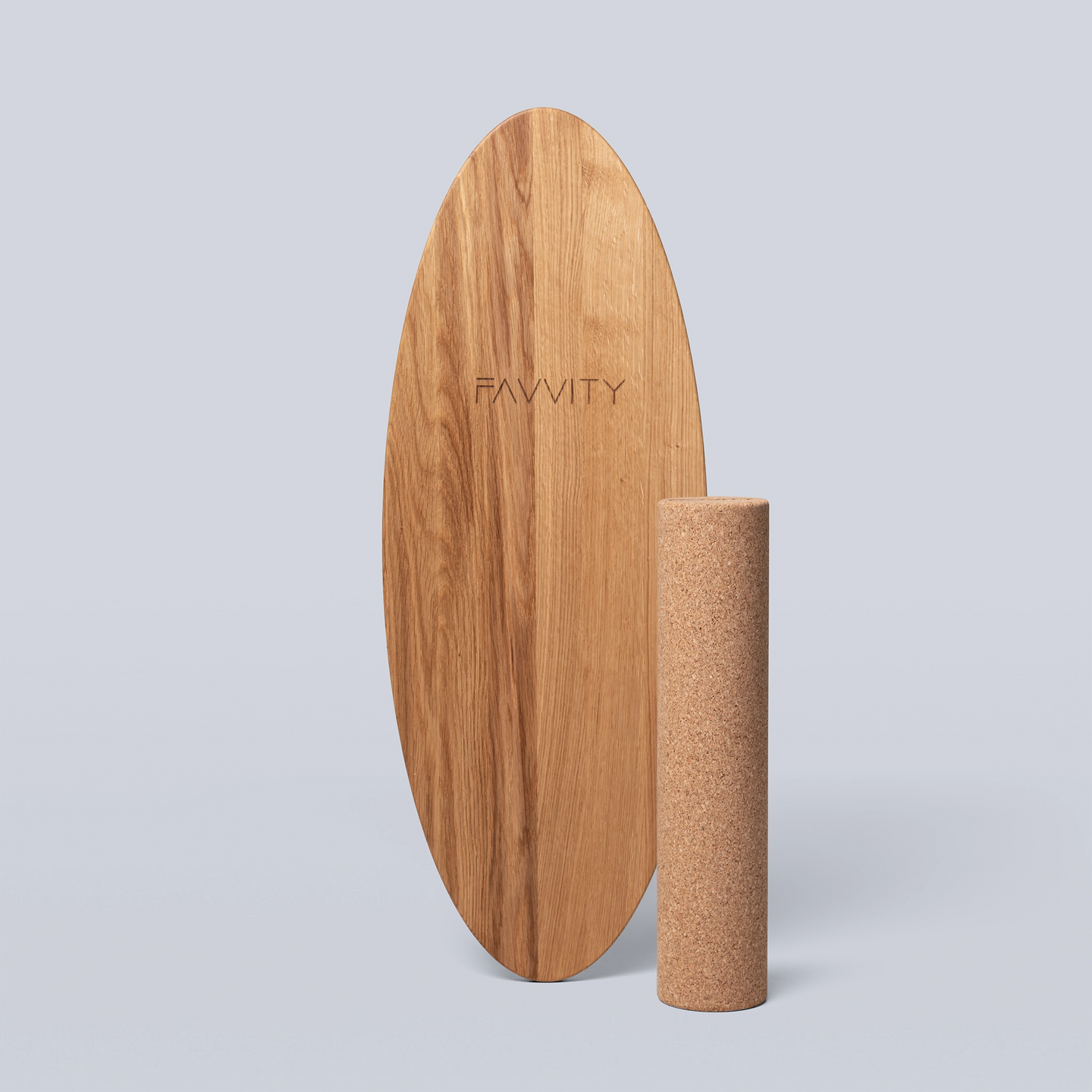 Balance Board aus Eichenholz