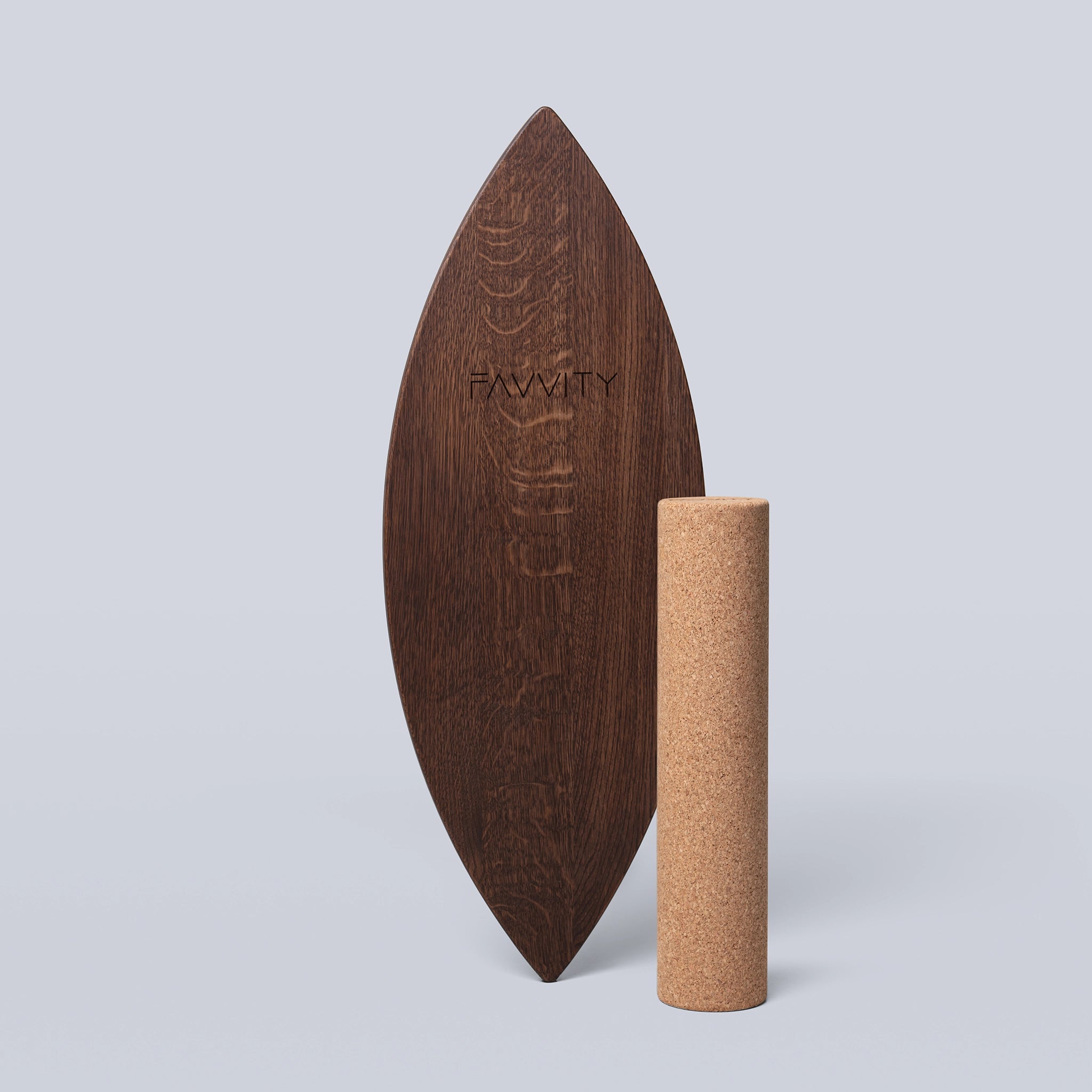 Balance Board aus Eichenholz