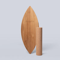 Balance Board aus Eichenholz