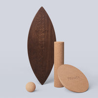 Balance Board aus Eichenholz