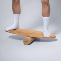 Balance Board aus Eichenholz