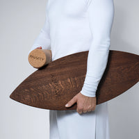 Balance Board aus Eichenholz