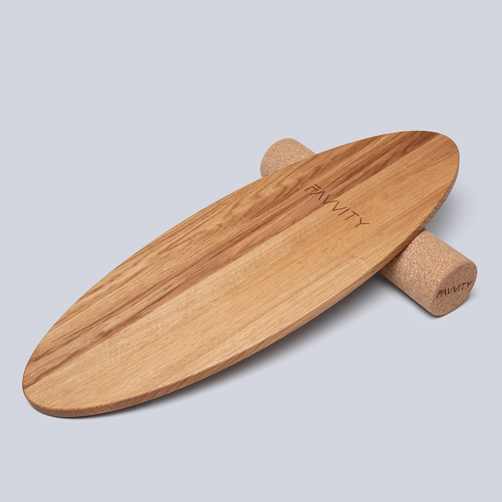 Balance Board aus Eichenholz